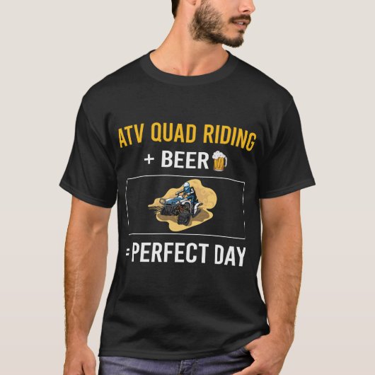 Bierdag ATV Quad Riding T-shirt (Voorkant)