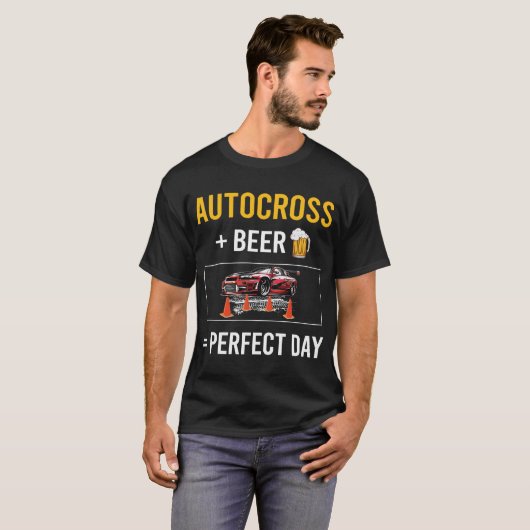 Bierdag Autocross T-shirt (Voorkant volledig)