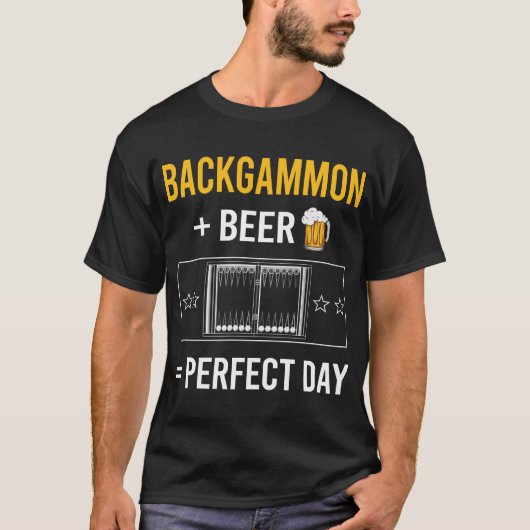 Bierdag Backgammon T-shirt (Voorkant)