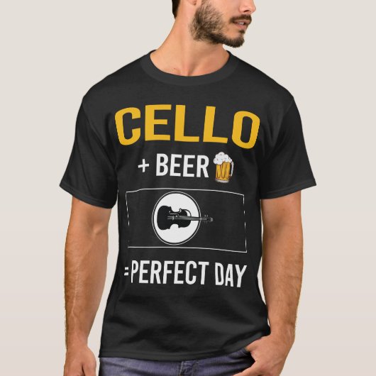 Bierdag cellist t-shirt (Voorkant)