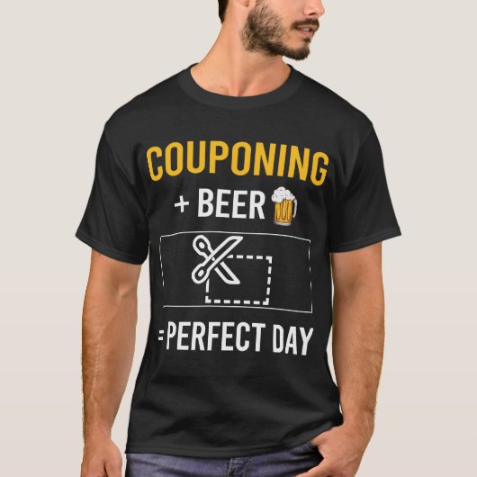 Bierdag Couponbon Coupons Coupons T-shirt (Voorkant)