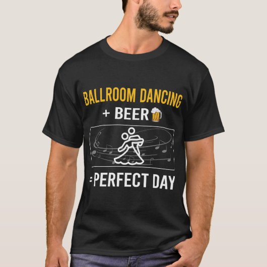 Bierdag dansen danser t-shirt (Voorkant)