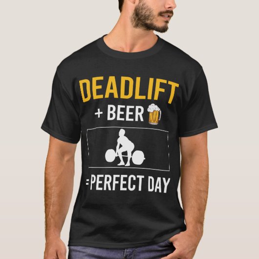 Bierdag Deadlift T-shirt (Voorkant)