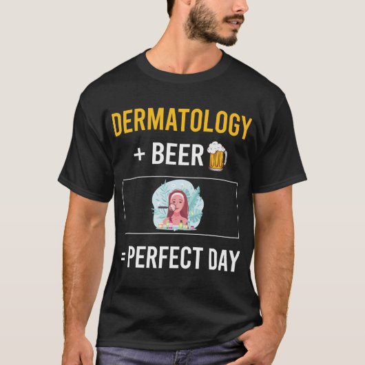 Bierdag Dermatologie Dermatoloog T-shirt (Voorkant)