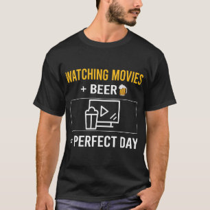 Bierdag films kijken t-shirt