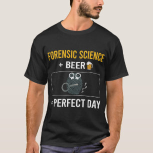Bierdag Forensische Wetenschap Forensisch onderzoe T-shirt