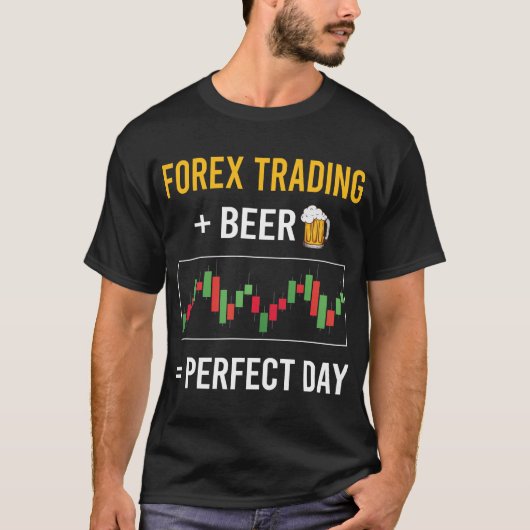 Bierdag Forex-handel Trader T-shirt (Voorkant)
