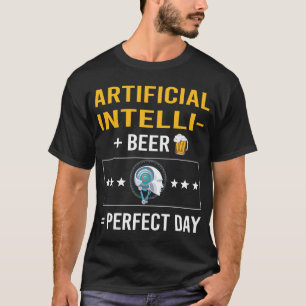 Bierdag kunstmatige intelligentie AI T-shirt