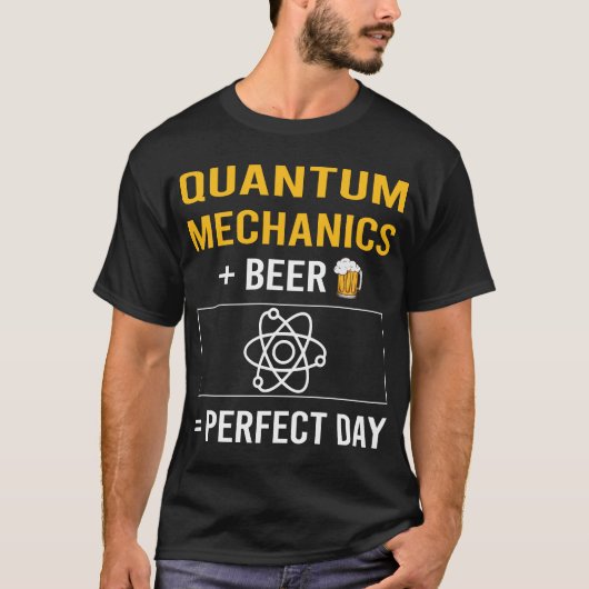 bierdag-kwantummechanica t-shirt (Voorkant)