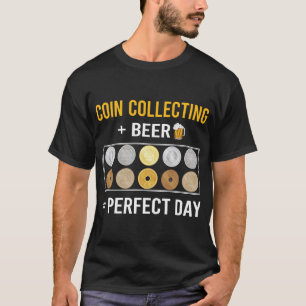 Bierdag Munten verzamelen Munten T-shirt