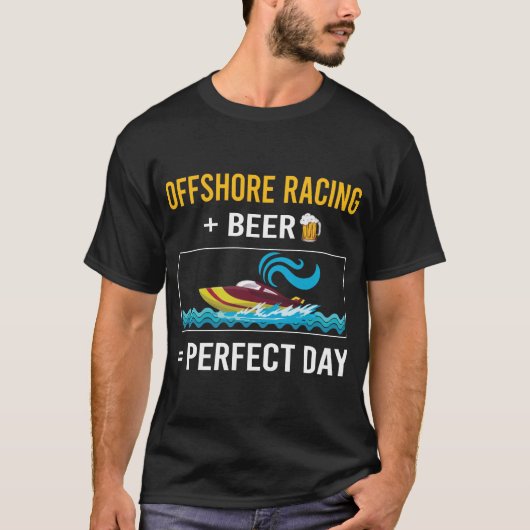 Bierdag offshore racen t-shirt (Voorkant)