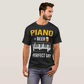 Bierdag pianist t-shirt (Voorkant volledig)