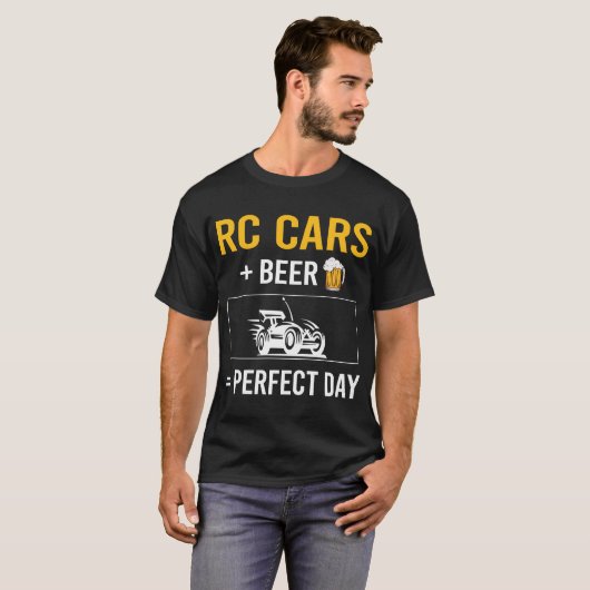 Bierdag RC Auto's T-shirt (Voorkant volledig)