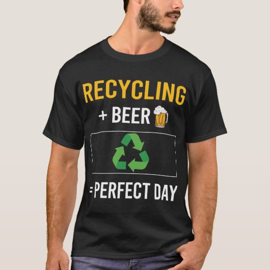 Bierdag recycling Recyclen T-shirt (Voorkant)