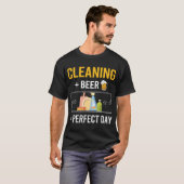 Bierdag schoonmaken t-shirt (Voorkant volledig)