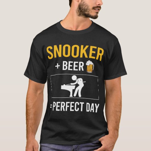 Bierdag snooker t-shirt (Voorkant)