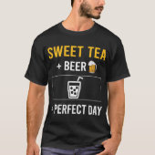 Bierdag zoete thee t-shirt (Voorkant)