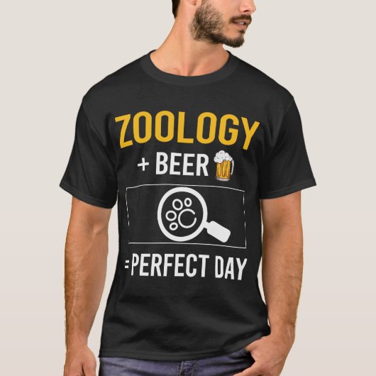 Bierdag zoölogie zoöloog t-shirt (Voorkant)