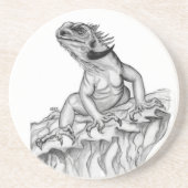 Bierdeckel Drache Zandsteen Onderzetter (Voorkant)