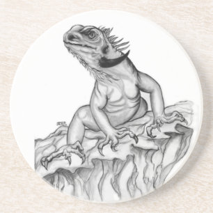 Bierdeckel Drache Zandsteen Onderzetter