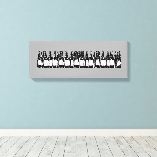 bierdecor canvas afdruk (Insitu (Houten vloer))