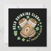 Bierdrinkende Club St. Paddy's Dag (Achterkant)