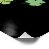 Bierdrinkende Club St. Paddy's Dag Perfect Poster (Hoek)