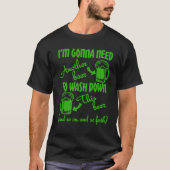 Bierdrinkende humor t-shirt (Voorkant)