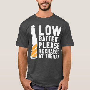 Bierdrinker Drink alcoholvulling op de bast T-shirt