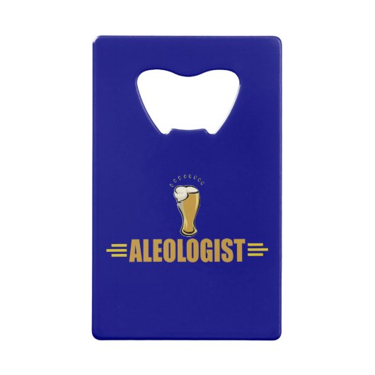 Bierdrinker Expert Creditkaart Flessenopener (Voorkant)