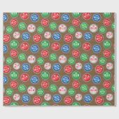 Bierdrinker Fles Petten Craft Bierliefhebber Cadeaupapier (Vlak)