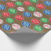 Bierdrinker Fles Petten Craft Bierliefhebber Cadeaupapier (Hoek)