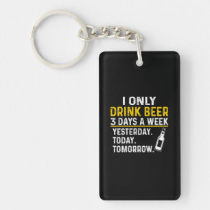 Bierdrinker Ik Drink Alleen Bier Verjaardag Sleutelhanger