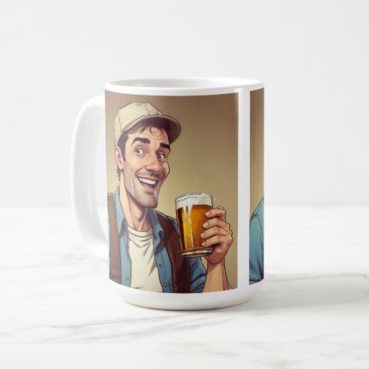 Bierdrinker Mok (Voorkant links)