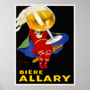 Biere Allary by Jean D'ylen - Vintage Beer Advert Poster