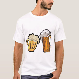 biere chope schuim binouze alcohol apero 5 t-shirt