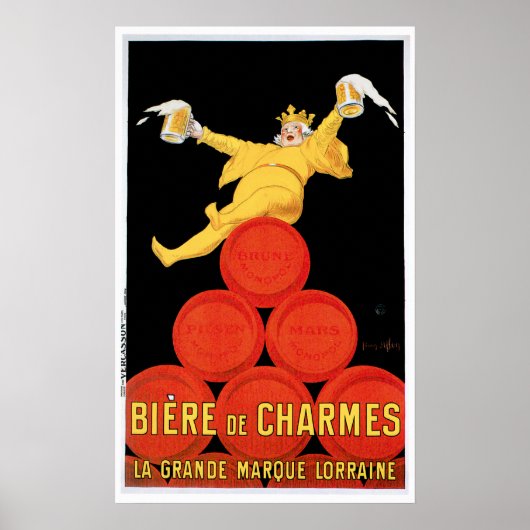 Biere de Charmes Drink en kunst Poster (Voorkant)