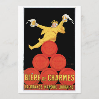 Biere de Charmes Invitation/Birthday Card Kaart