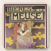 Biere de la Meuse van Marc Auguste Bastard Bier Onderzetter (Voorkant)