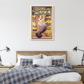 Biere de la Meuse van Marc Auguste Bastard Canvas Afdruk (Insitu (Slaapkamer))