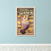 Biere de la Meuse van Marc Auguste Bastard Canvas Afdruk (Insitu (Houten vloer))