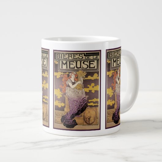 Biere de la Meuse van Marc Auguste Bastard Grote Koffiekop (Voorkant rechts)