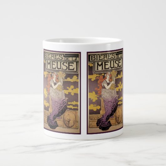 Biere de la Meuse van Marc Auguste Bastard Grote Koffiekop (Voorkant)