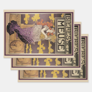 Biere de la Meuse van Marc Auguste Bastard Inpakpapier Vel