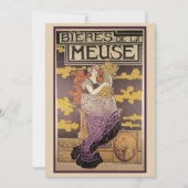 Biere de la Meuse van Marc Auguste Bastard Kaart (Voorkant)