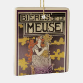 Biere de la Meuse van Marc Auguste Bastard Keramisch Ornament (Rechts)
