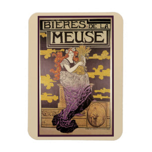 Biere de la Meuse van Marc Auguste Bastard Magneet