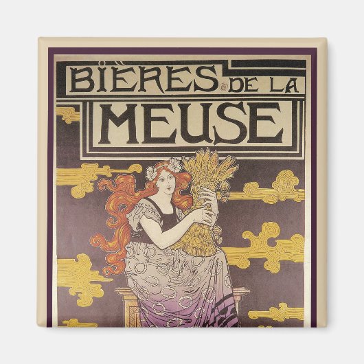 Biere de la Meuse van Marc Auguste Bastard Magneet (Voorkant)