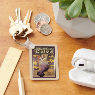 Biere de la Meuse van Marc Auguste Bastard Sleutelhanger