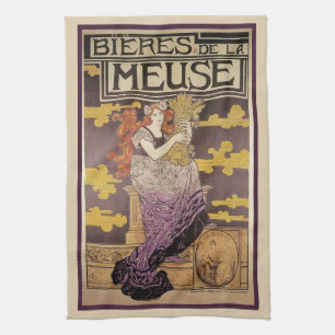 Biere de la Meuse van Marc Auguste Bastard Theedoek